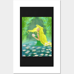 Lillies in the water | Artprint Posters and Art